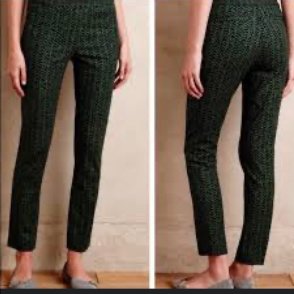 Cartonnier Anthro Chevron Charlie ankle pants, 4
